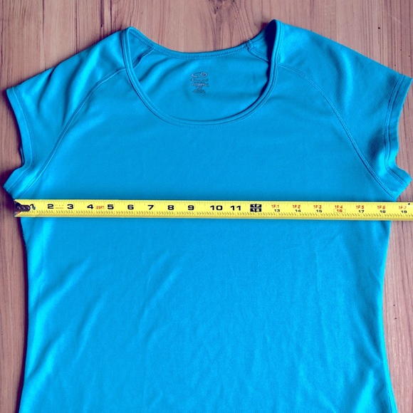 CHAMPION DUODRY+ Shirt Large Blue Active Women’s - Picture 8 of 14